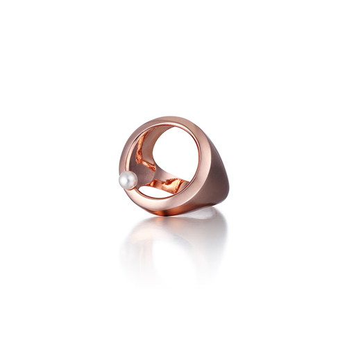 dotted note_rose gold