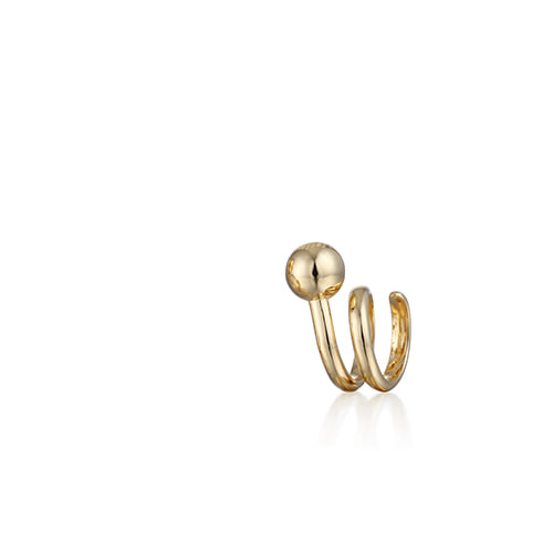 curly_ball(small size)_pinky ring
